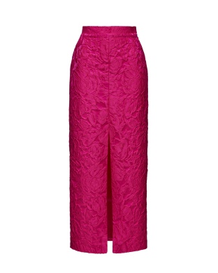 Jacquard skirt pink