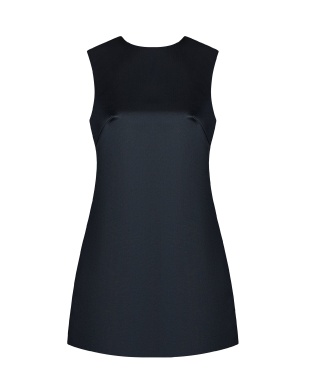 Black dress with open back