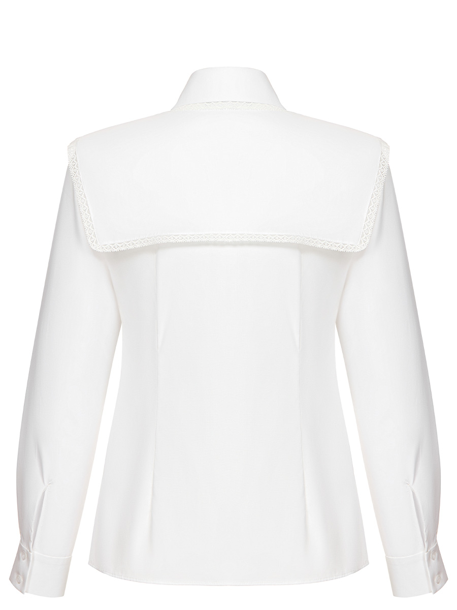 Shirt with lace