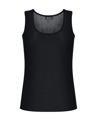 Black knit top