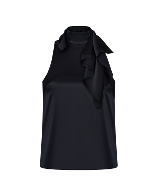 Black halter top