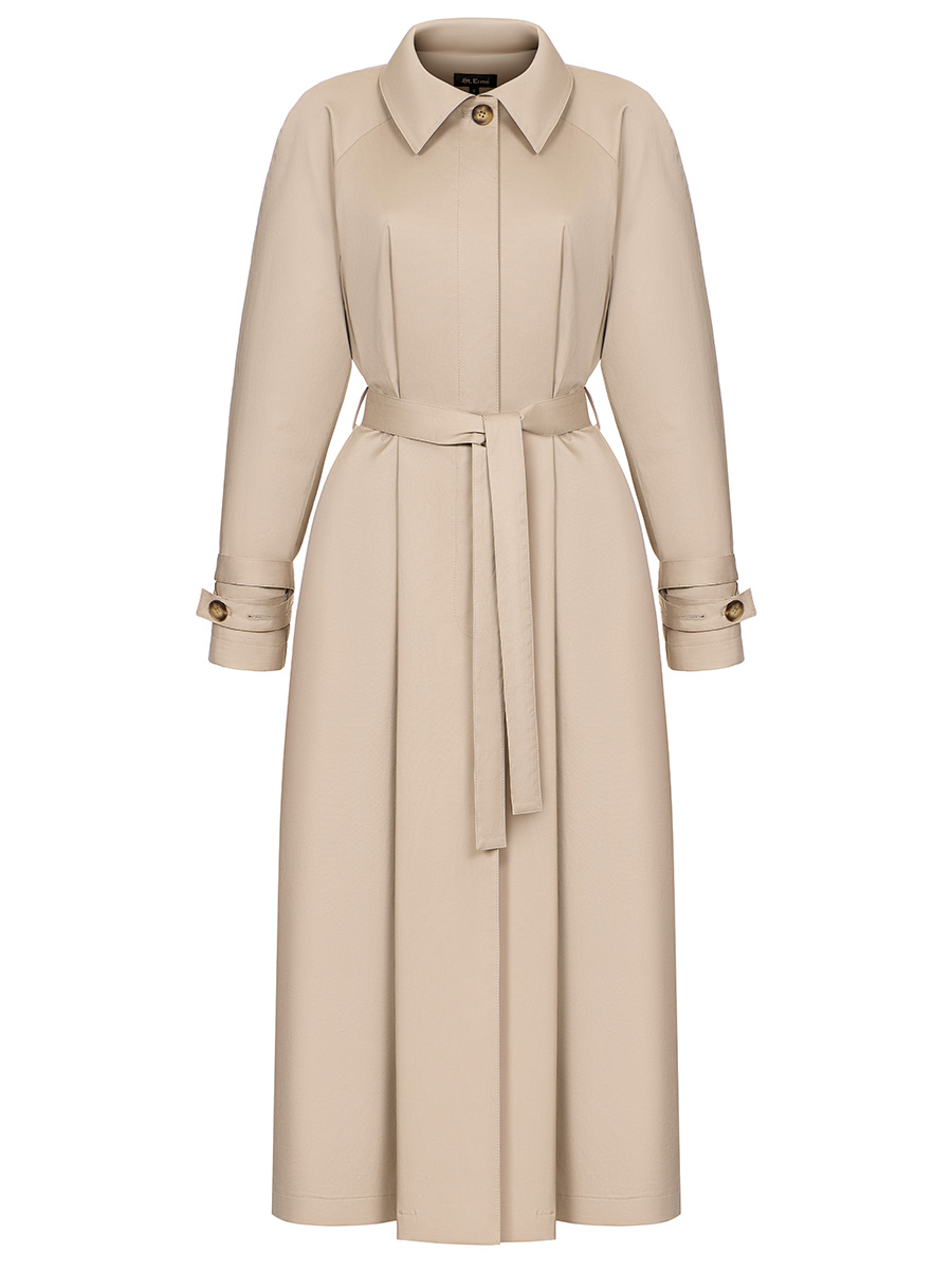 Beige trench coat
