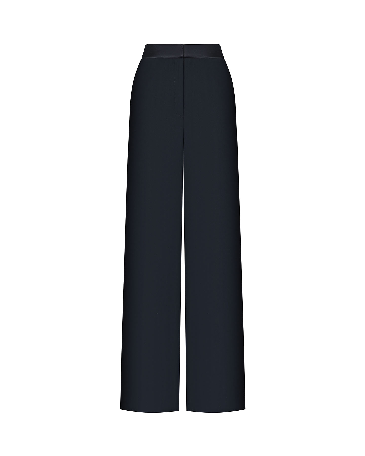 Black straight cut pants